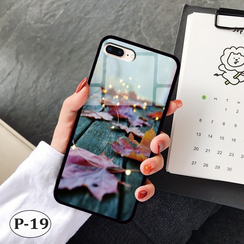 Ốp lưng kính iPhone 7 Plus/ 8 Plus- hình 3D