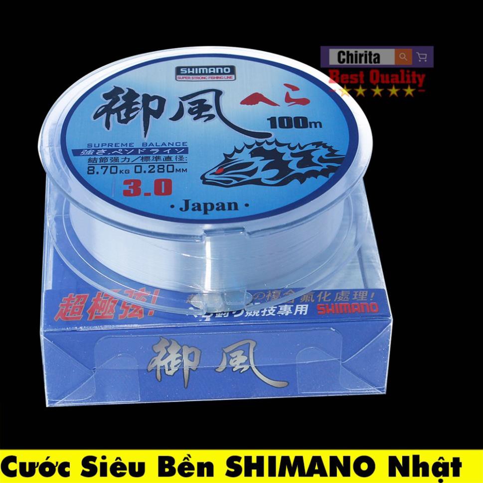 Dây Cước Câu Cá SHIMANO Nhật Bản 100m - Cước Câu Cá Siêu Bền (CÓ LỰA SIZE)