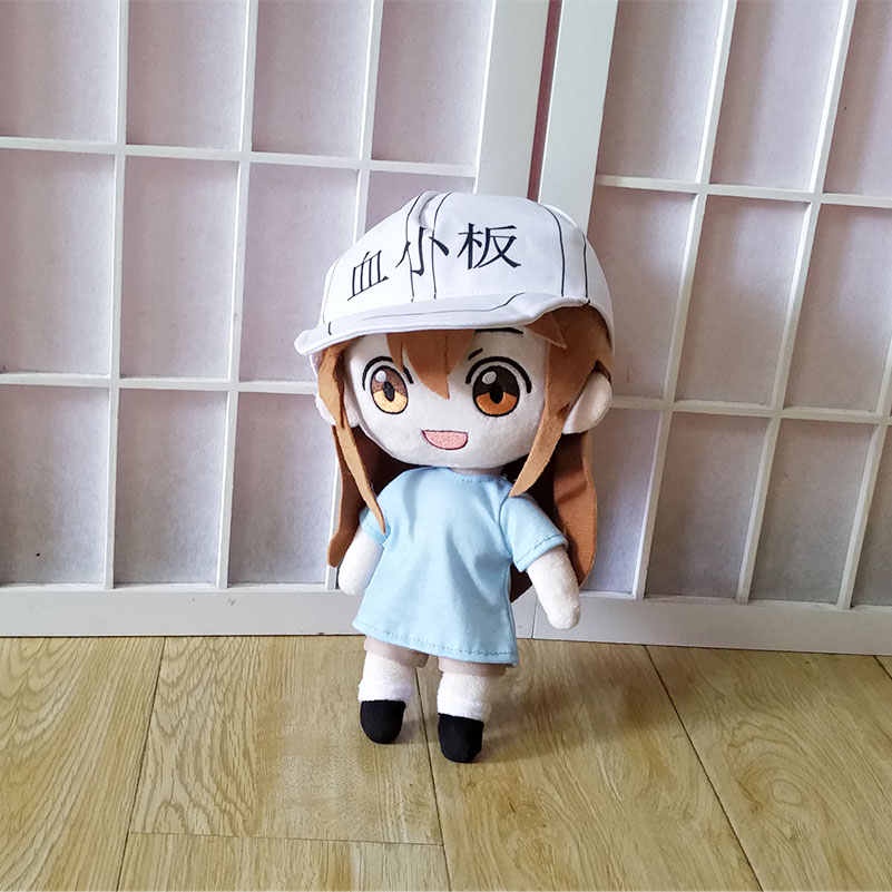 [UNOFF] Gấu bông doll Tiểu cầu Khi các tế bào làm việc Cells at Work! Kesshoban plush dễ thương