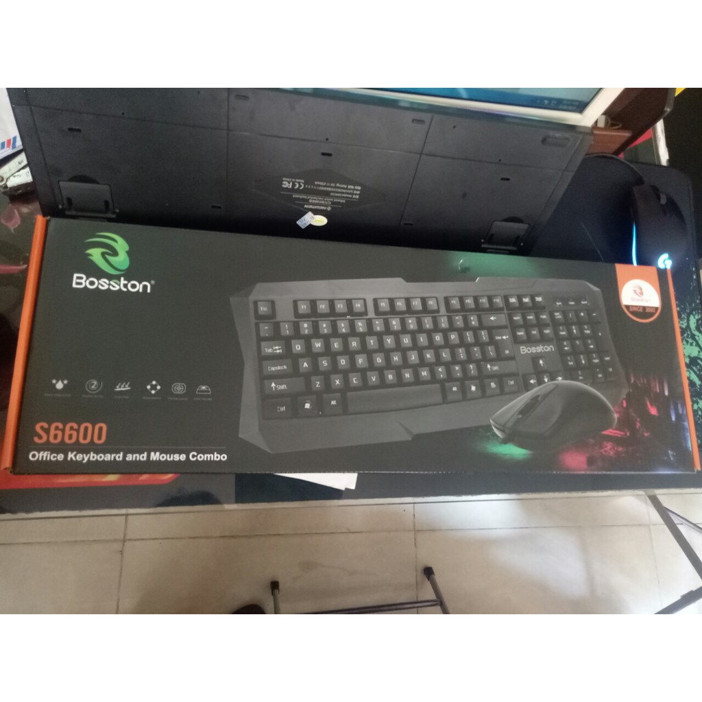 COMBO PHÍM CHUỘT Văn Phòng , Học Tập Boston S6600 Bấm cực nhẹ ( new ) | BigBuy360 - bigbuy360.vn