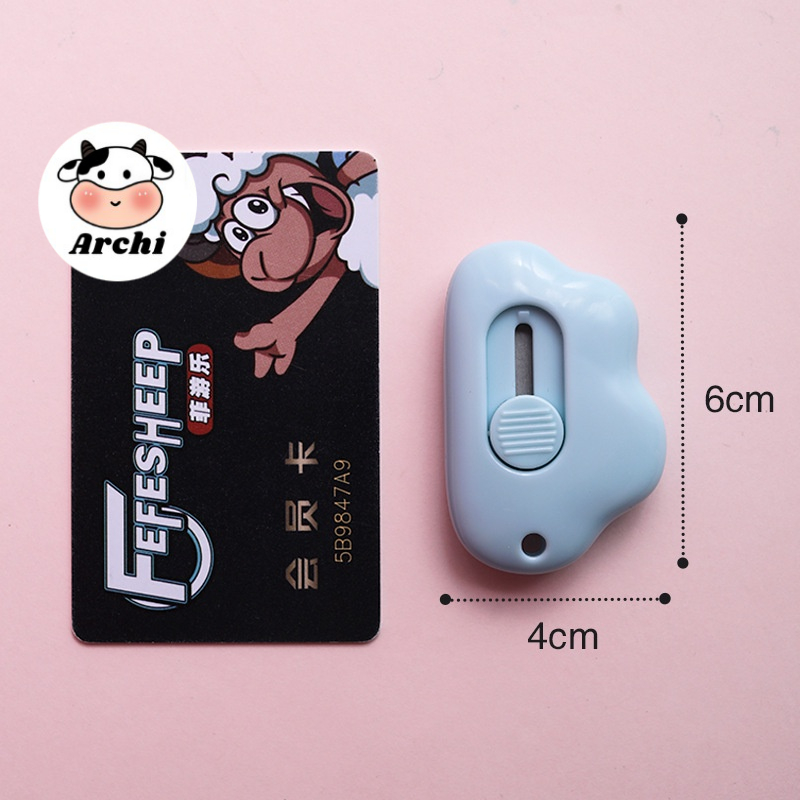 Dao rọc giấy dễ thương mẫu hình đám mây
