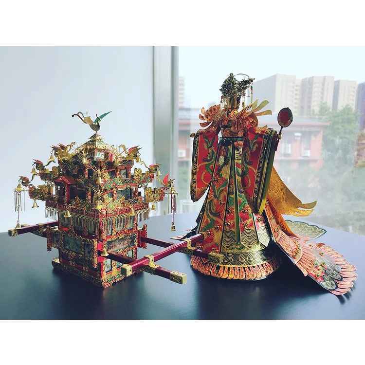 Mô Hình Kim Loại 3D Piececool Kiệu Hoa