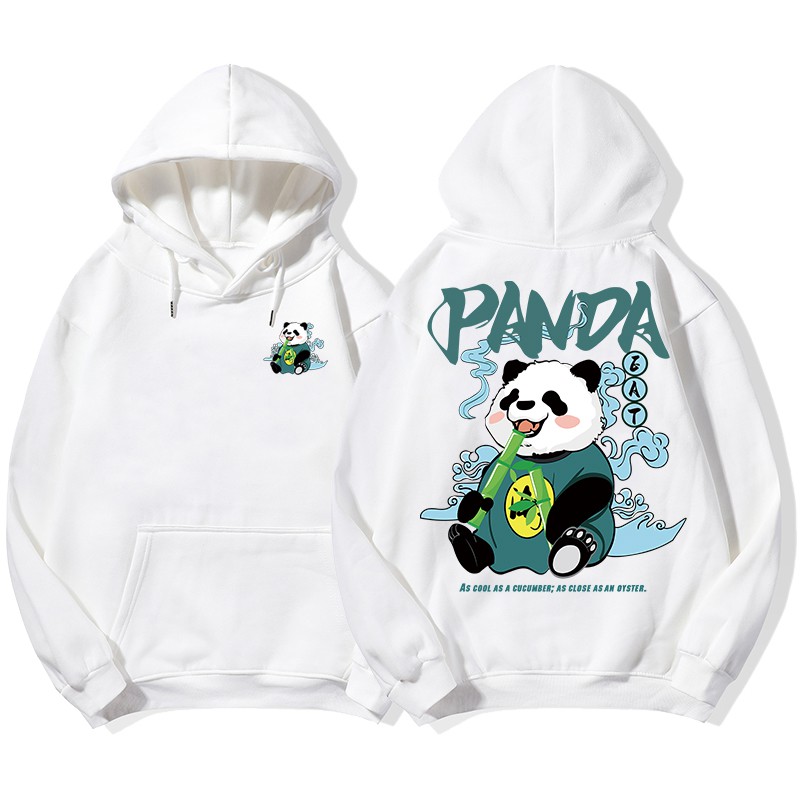 Áo Hoodie Họa Tiết Gấu Trúc Cá Tính Cho Nam / Size M-5Xl