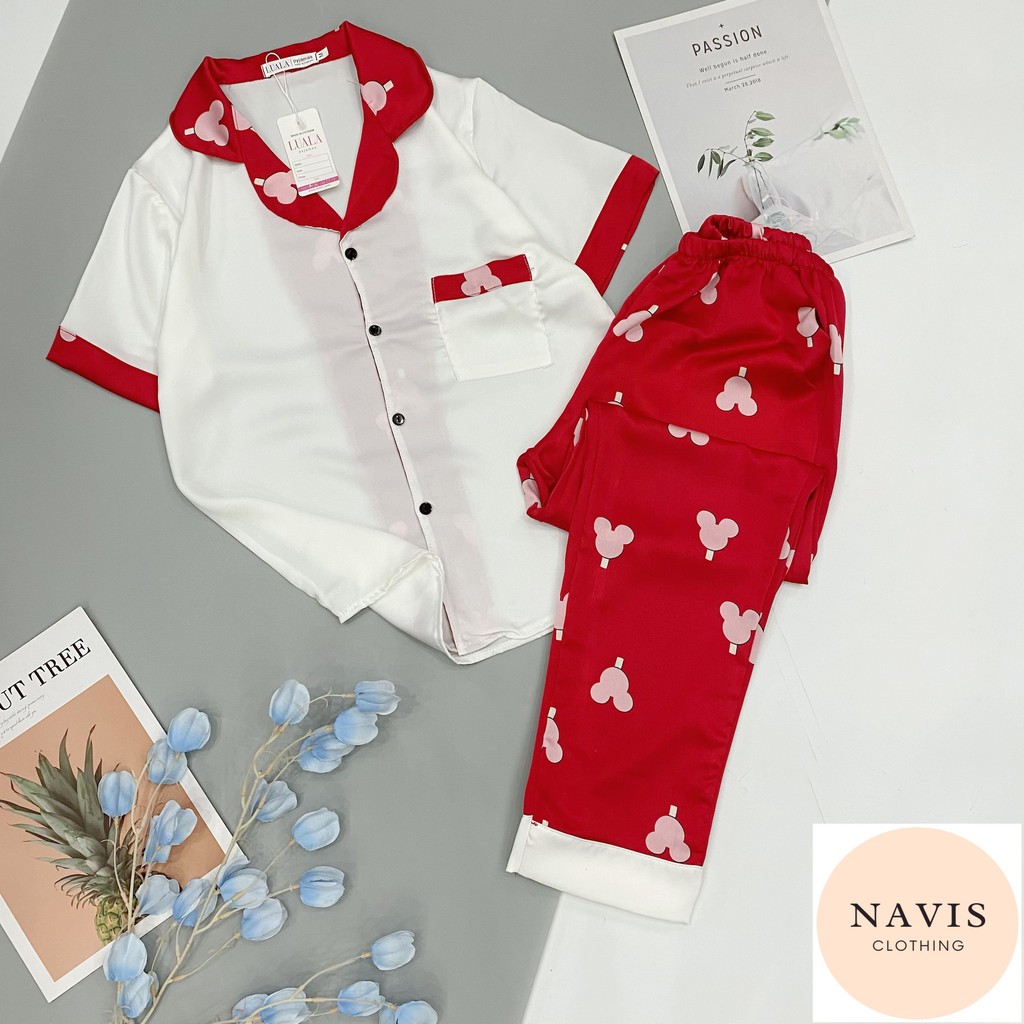[XẢ KHO] Pijama Lụa Hàn Phối Satin Mẫu Hot 2021 | BigBuy360 - bigbuy360.vn