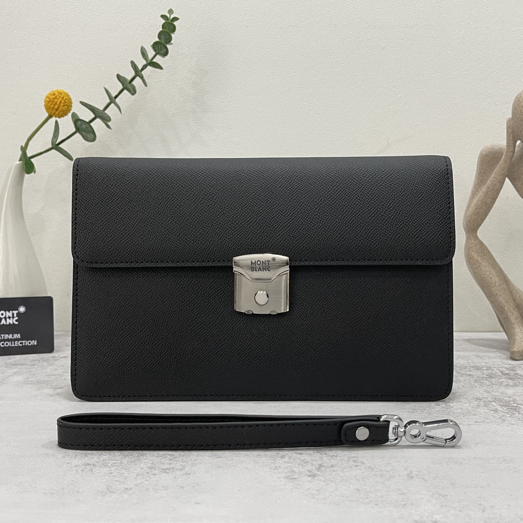 Túi cầm tay MB Crossgrain leather - full box, cam kết chính hãng