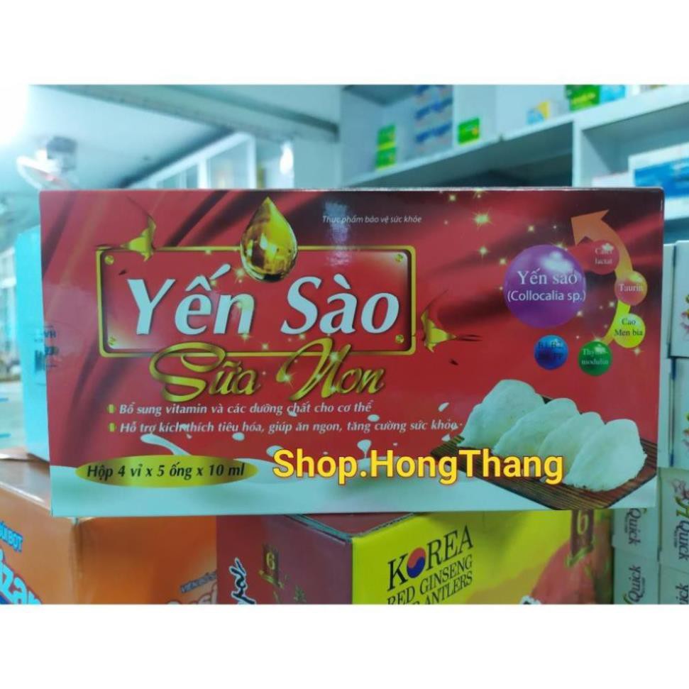 Yến Sào Sữa Non hỗ trợ tiêu hóa, giúp ăn ngủ ngon, bổ sung vitamin, khoáng chất cho cơ thể, tăng cường sức khỏe