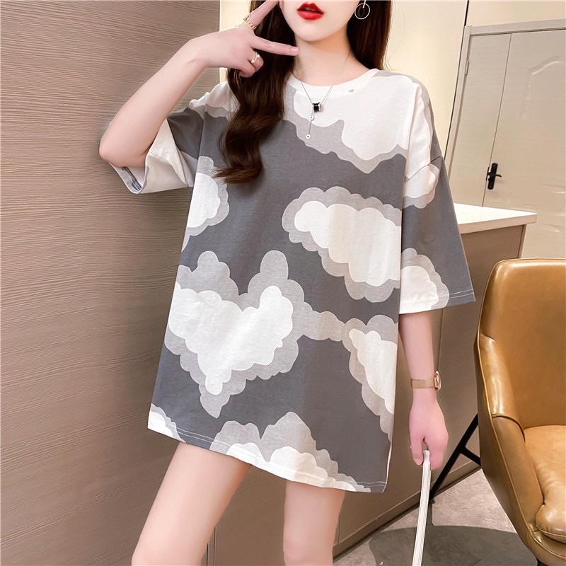 Áo thun nữ form rộng thời trang Hàn Quốc 2021