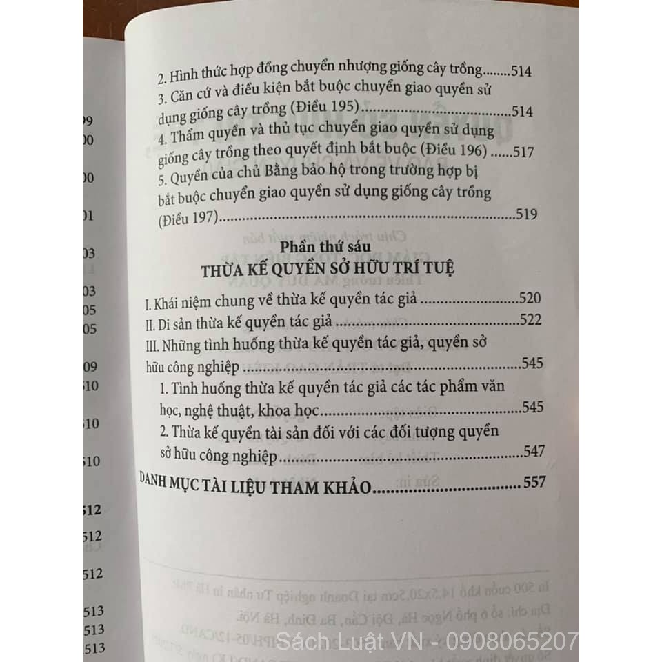 Sách - Quyền sở hữu trí tuệ, bảo vệ và chuyển giao