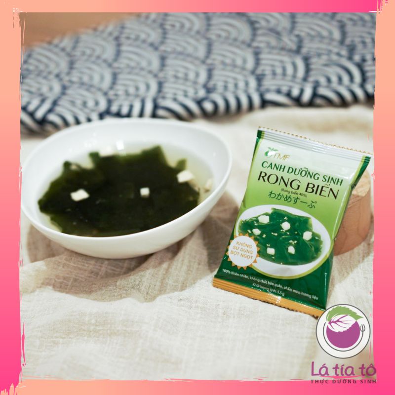 CANH RONG BIỂN ĂN LIỀN HỘP 10 GÓI - TÂM MINH FOODS