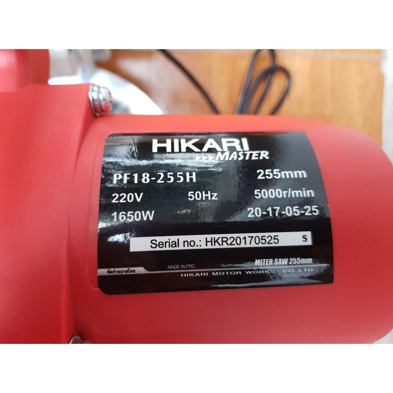 máy cắt nhôm thái lan 255mm- Hikari
