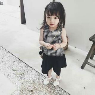 Sét bộ áo quần ống xuông cho bé