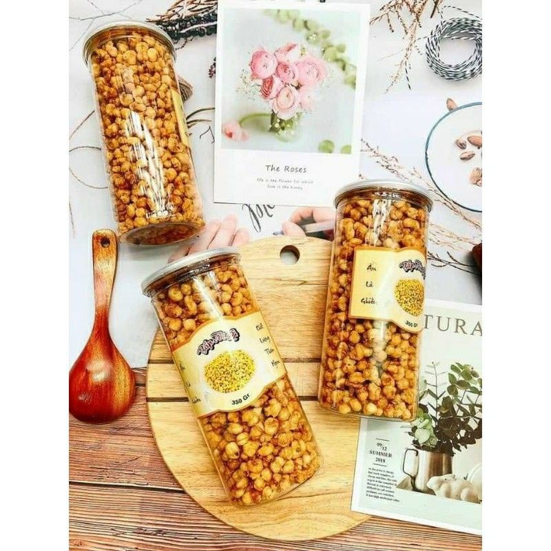 hủ PET-350gr bắp lắc khô gà