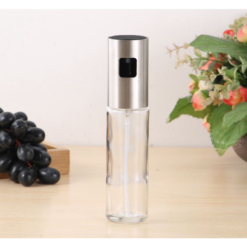 Lọ xịt dầu ăn thủy tinh 100ml dùng cho nồi chiên không dầu