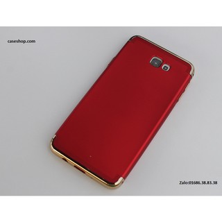 ốp 3 mảnh silicon dẻo Sam Sung J7 Prime (đỏ)