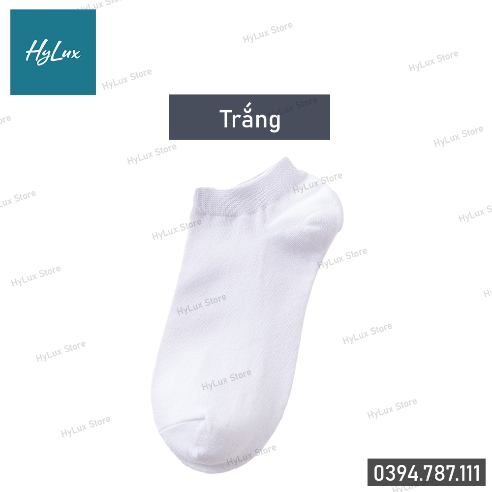 [5 màu] Tất (vớ) nam cổ ngắn kháng khuẩn chất liệu cotton cao cấp