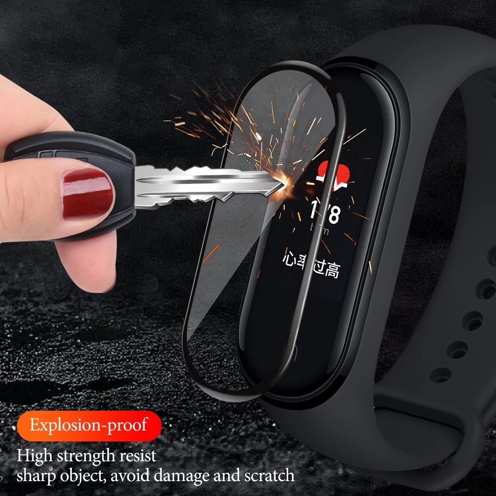 Kính Cường Lực 9d Bảo Vệ Màn Hình Đồng Hồ Xiaomi Mi Band 6 6