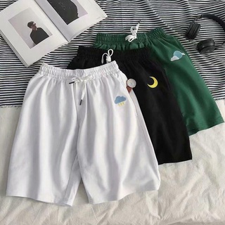 Shorts boys weather print shorts multi-color five-point shorts elastic waist