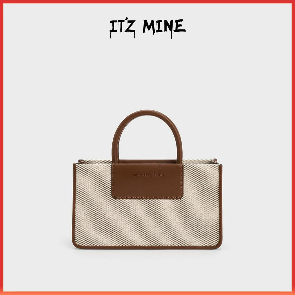 ITZY X CHARLES & KEITH: ITZ MINE COLLECTION Mini Astra Canvas Tote Bag Túi tote/Túi đeo vai