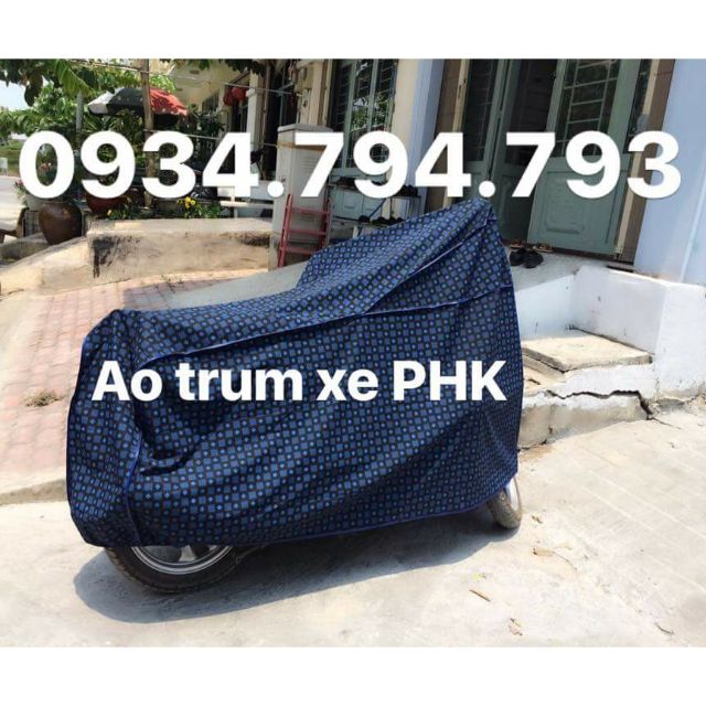 ÁO TRÙM XE MÁY LOẠI 1 KHÔNG THẤM NƯỚC KO QUÉO PÔ XE DÀY BỀN VẢI ĐẸP HÀNG CÔNG TY PHÚC THỊNH - PHK SHOP