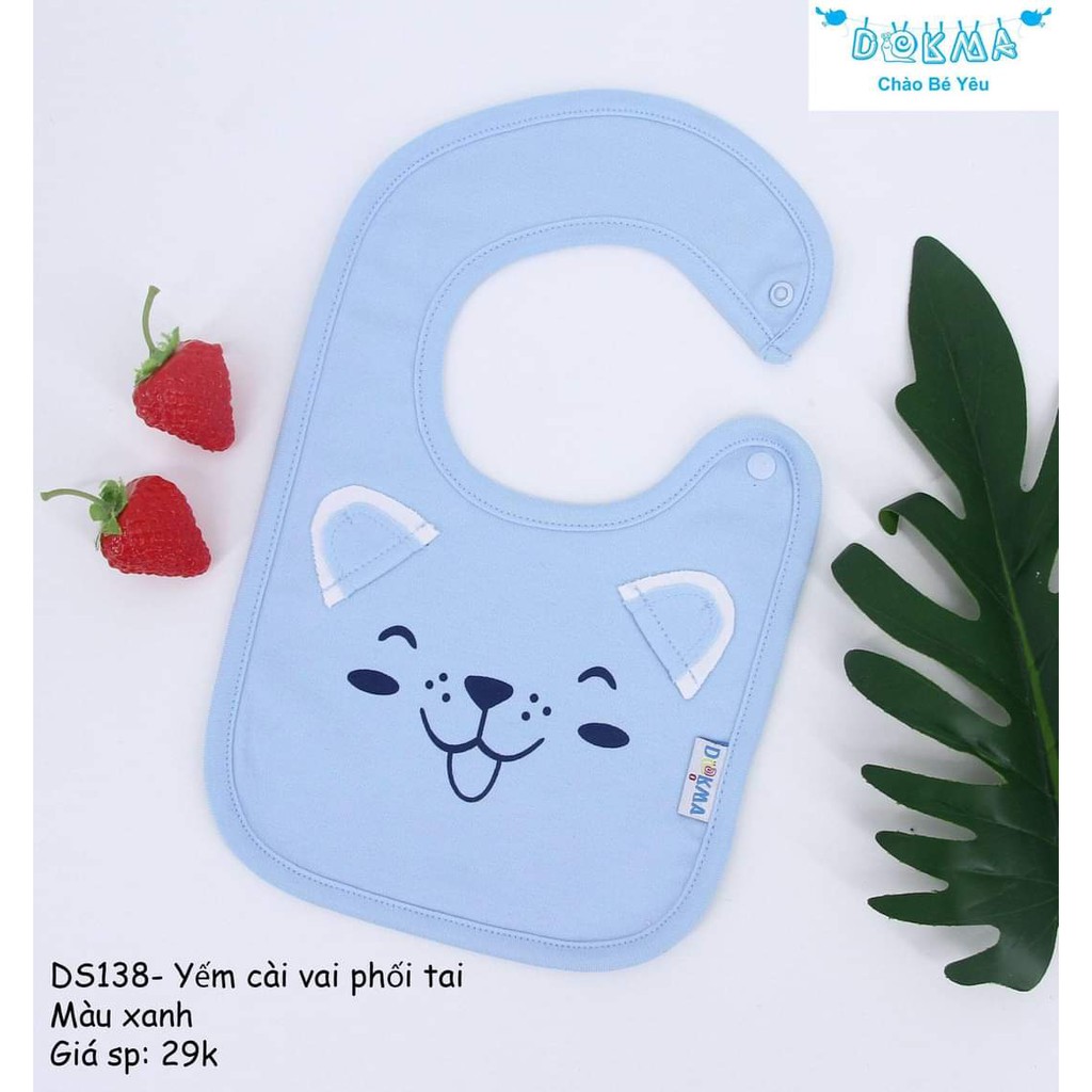 DS138 Yếm cotton cài vai Dokma