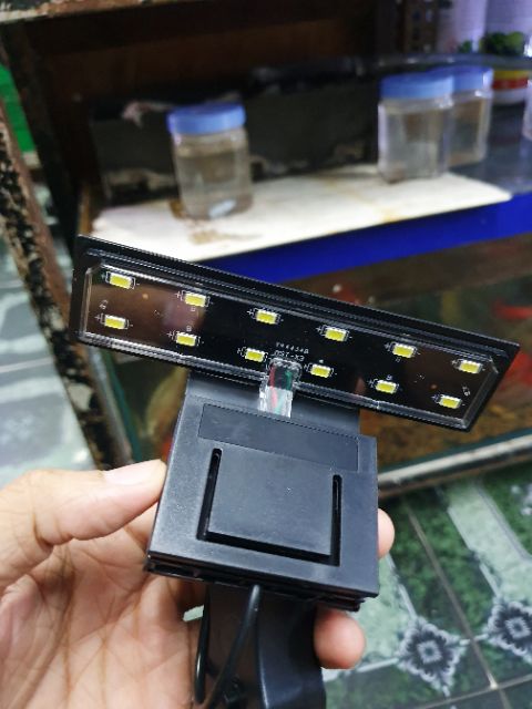 ĐÈN LED KẸP TRẮNG HỒ CÁ HỒ THỦY SINH 6W AQUARIUM CLIP LAMP