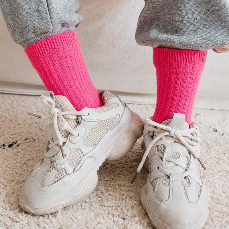 Set 3 đôi vớ cotton dệt kim mềm mại thoải mái chất lượng cao cho trẻ em