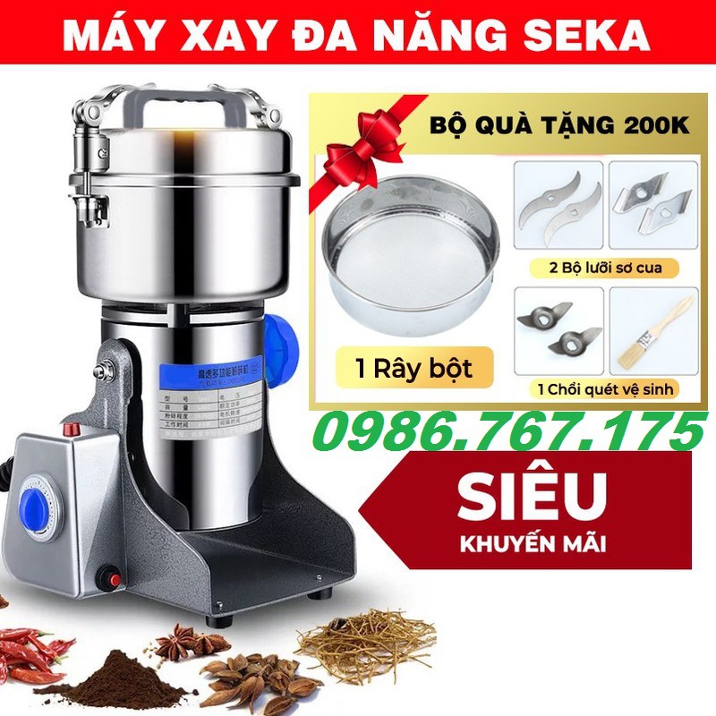 Máy xay bột khô, hạt khô Seka-Z10 đa năng công suất 3000W