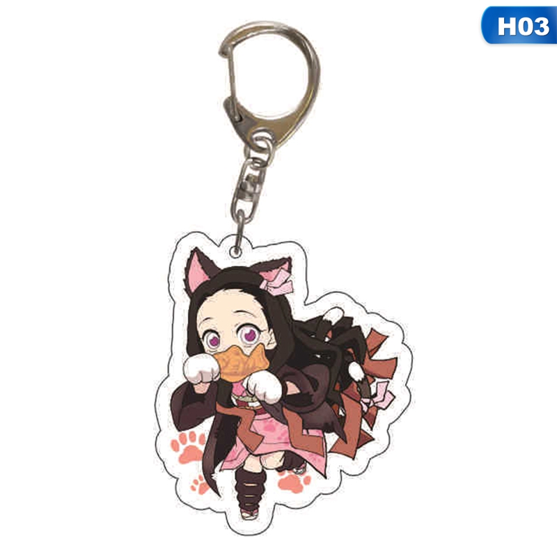flowersqueen Móc khóa thiết kế hình các nhân vật anime Amami No Yaiba