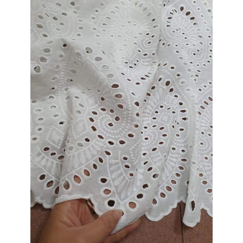 Vải thô boi thêu