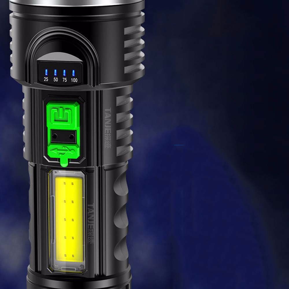 Đèn Pin Led Di Động Đa Năng Chống Nước Có Thể Sạc Lại Bằng Cổng Usb