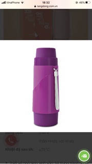 PHÍCH GIỮ NHIỆT RẠNG ĐÔNG 450ML