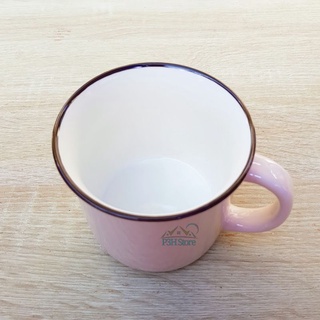 Ly sứ Lock&lock Chocolate Ring 370ml uống cafe trà TLL500