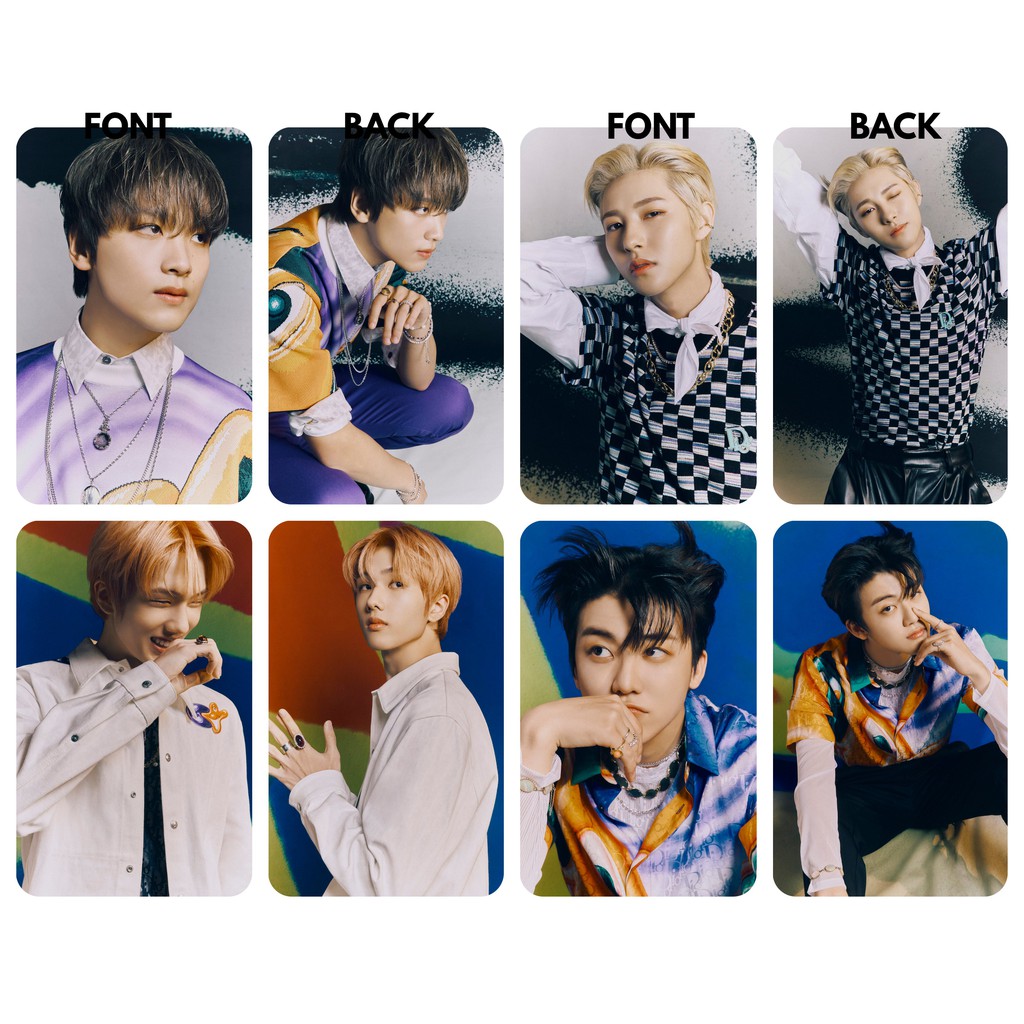 Set 8 card thẻ nhựa NCT DREAM - Hello Future - BIG DREAMS, BIG THRILLS bo góc in 2 mặt