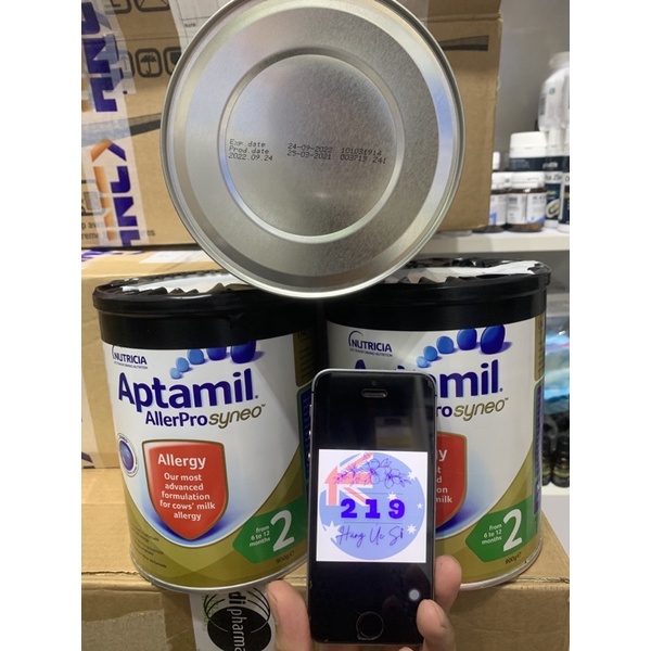 Aptamil AllerPro Syneo 1 2 3 - Sữa giành cho trẻ bị dị ứng 900g