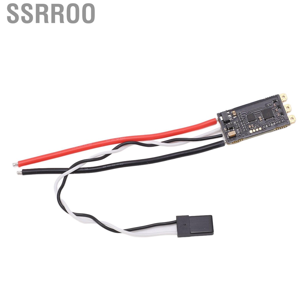 Ssrroo Brushless ESC 45A RC Accessories with Integrated RGB LED Light for FPV Traversing Machine 4 Axes UAV Black