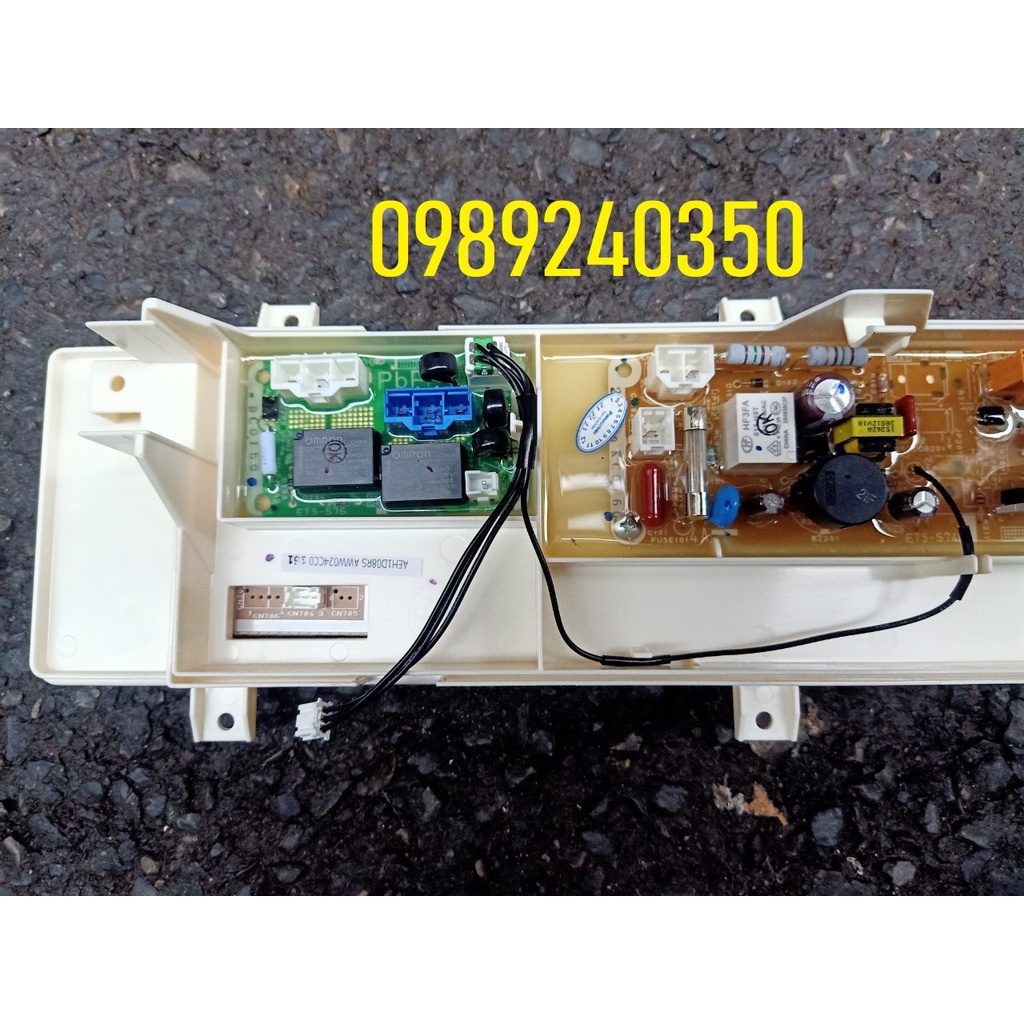 Bo mạch máy giặt Panasonic NA - F100V5LRV có chế độ nước nóng chính hãng