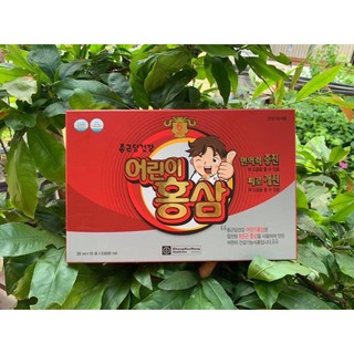 [ Trợ Giá ] Nước Hồng Sâm Baby Ngón Tay Cao Cấp Hàn Quốc, Hộp 30 gói