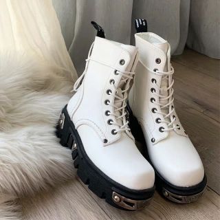 (SẴN - LÙI 1 SIZE) Boots ulzzang M101 đế đinh sắt