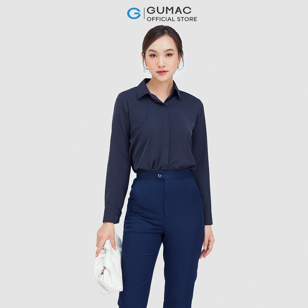 [Mã WABRGUM giảm 10% tối đa 30K đơn 99K] Quần tây nữ cơ bản lưng nhọn GUMAC QC05023