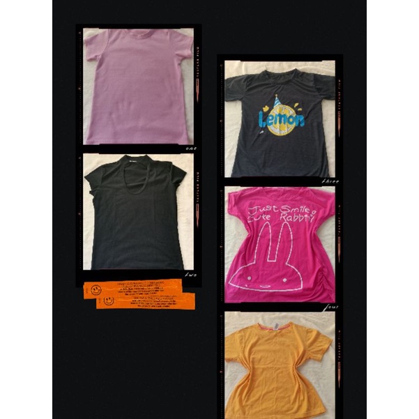 Áo thun nữ cổ tròn tay ngắn thanh lý nhiều mẫu