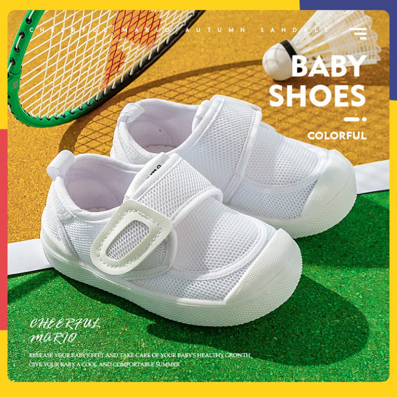Giày sneaker AYUER đi trong nhà họa tiết Mario thời trang thoải mái cho bé