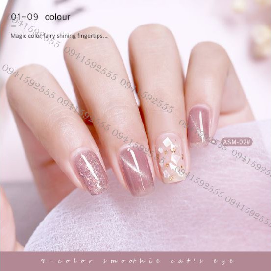 MẮT MÈO 9D set 9 chai mẫu mới mã ASM