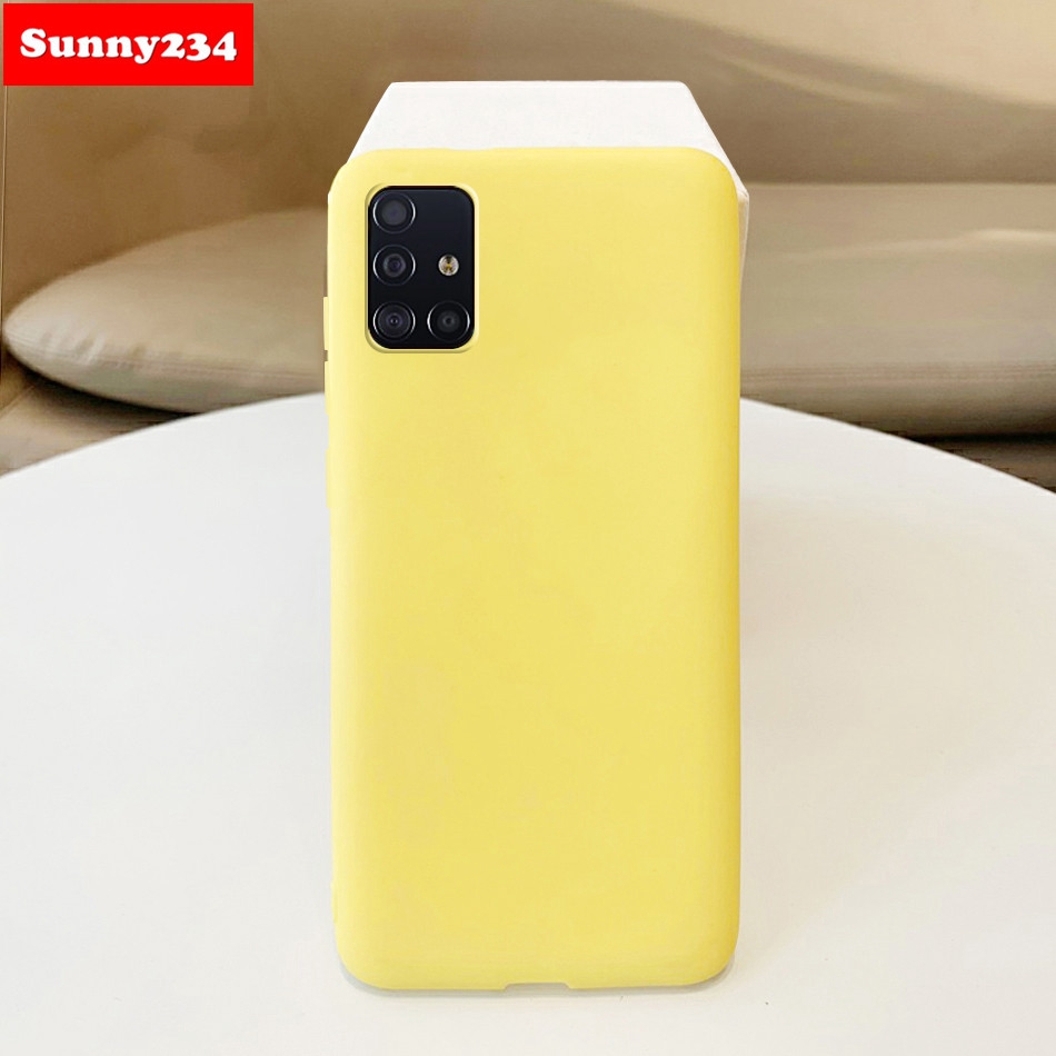 Ốp điện thoại silicone mềm cho Samsung Galaxy M21 A51 A71 A31 M31 S20 Plus Ultra