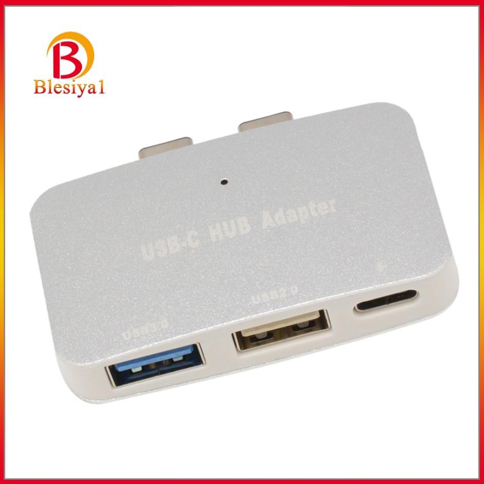 Hub chuyển đổi USB-C Type C + đầu sạc + 2 USB cho MacBook Pro