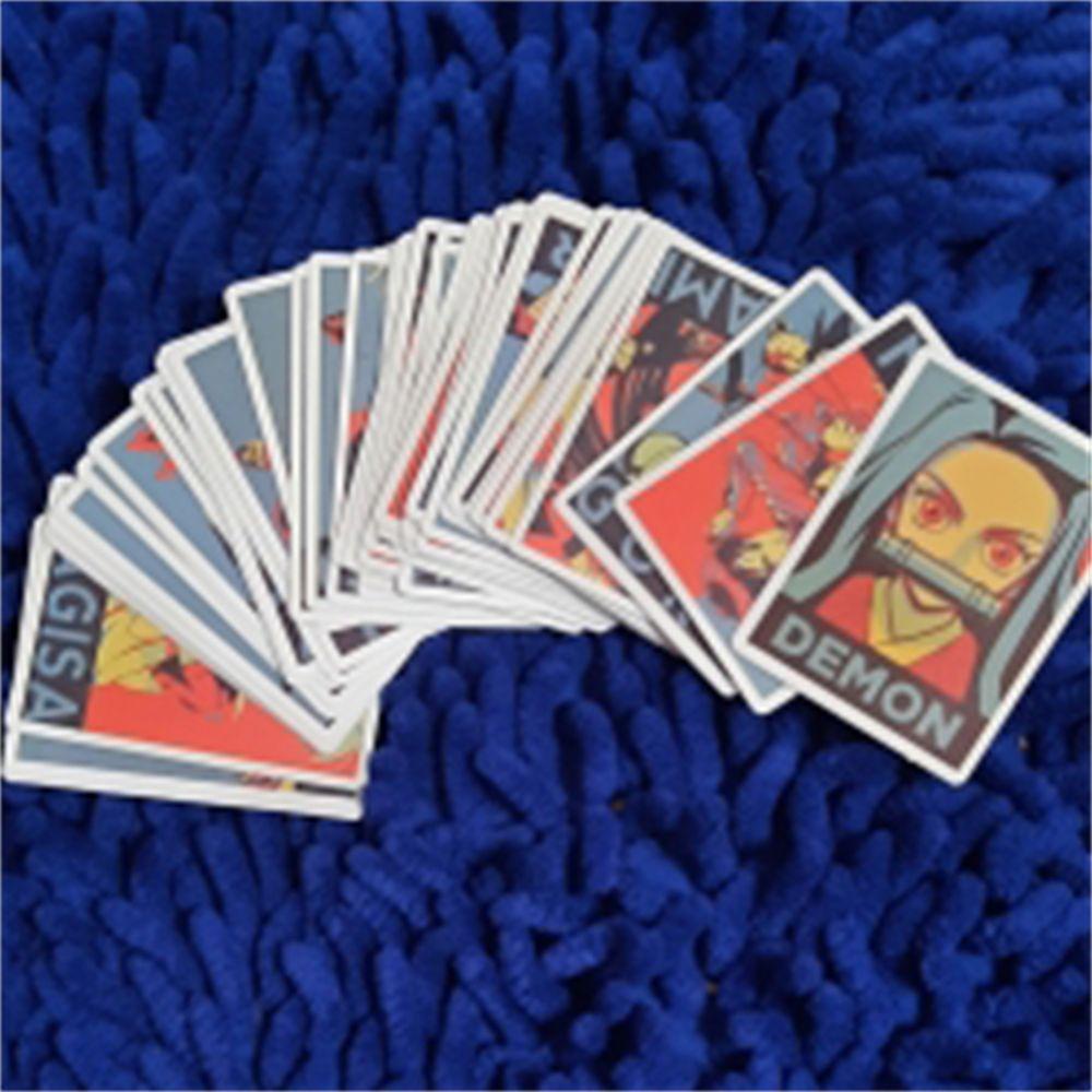 PEWANY Bộ 50 Miếng Dán Hoạt Hình Demon Slayer Trang Trí Ván Trượt / Guitar / Laptop / Xe Hơi DIY