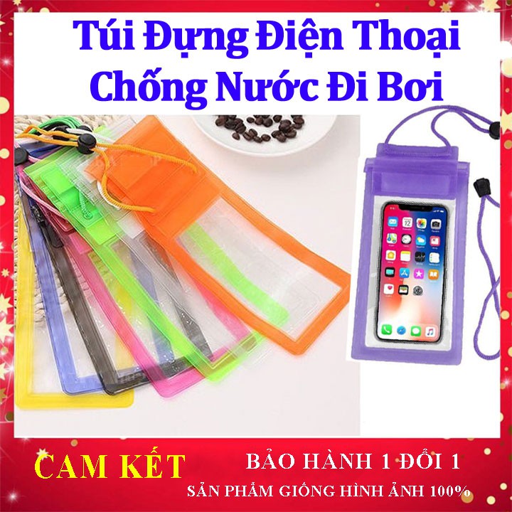 Túi đựng điện thoại chống ướt - Túi chống nước đi bơi, đi biển.. bao dung dien thoai chong nuoc