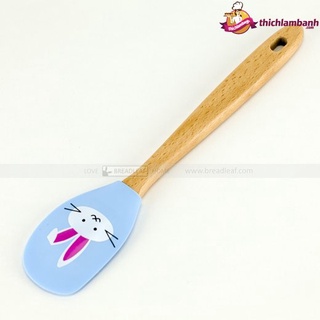 Cây Vét Silicon Cán Gỗ Breadleaf - Hình Thỏ