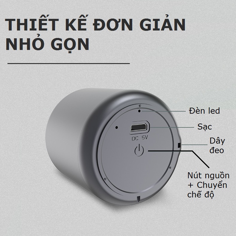 Loa Bluetooth Mini Nghe Nhạc Giá Rẻ Inpods Littefun Âm Thanh Siêu Hay Nhỏ Gọn Có Dây Đeo