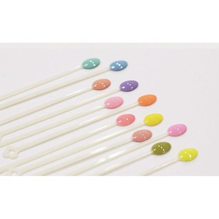 móng que tập vẽ móng test màu sơn bịch 50-100 que