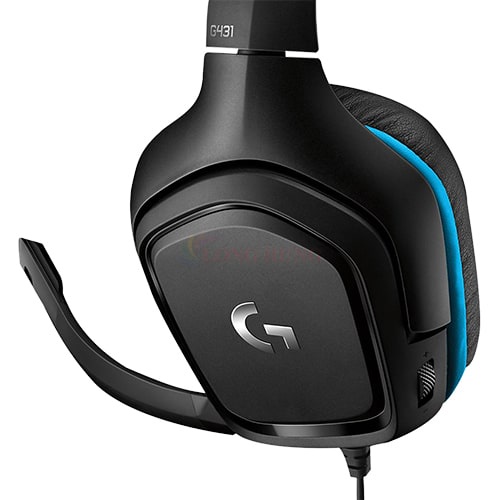 Tai nghe chụp tai có dây Logitech G431 - Hàng chính hãng - Khả năng tương thích tốt, âm thanh vòm 7.1